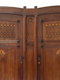 Arts & Crafts Armoire or Wardrobe by Jac. van den Bosch for 't Binnenhuis, 1910